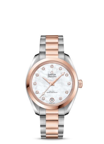 Omega Seamaster Aqua Terra 150M Master Chronometer 34 Stainless Steel / Sedna Gold / MOP / Bracelet